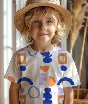 Nahtloses Muster Cut out shapes – Bild 3