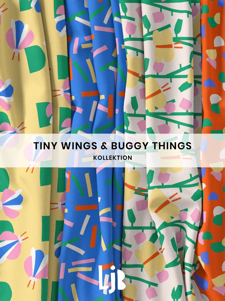 Tiny Wings Musterdesign Print Pattern Lisa Jasmin Bauer Textildesign