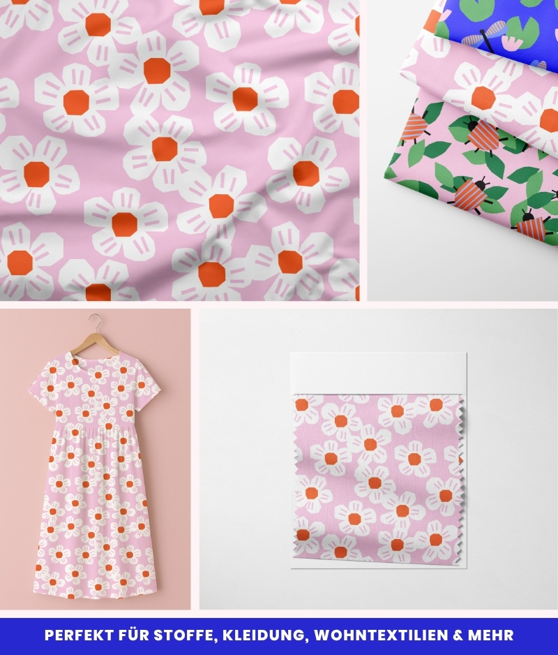 Nahtloses Muster Gentle Blossoms – Bild 3