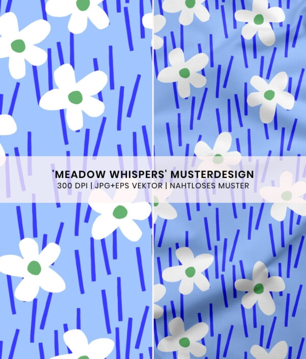 Nahtloses Muster Maedow Whispers