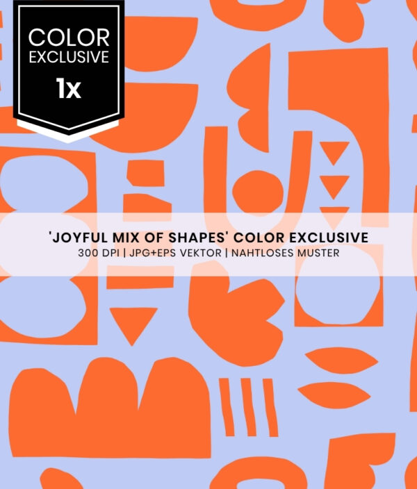 Joyful Mix of Shapes - Color exclusive No.1