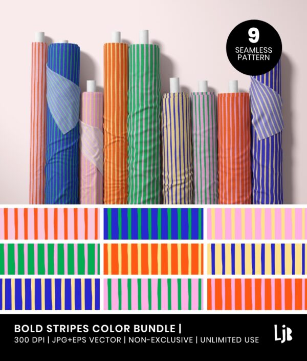 Color Bundle Bold Stripes