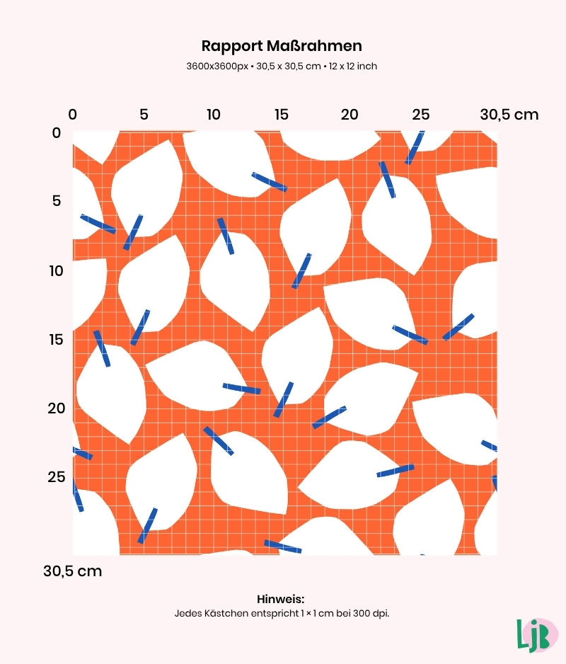 Nahtloses Muster Abstract Leaves – Bild 2