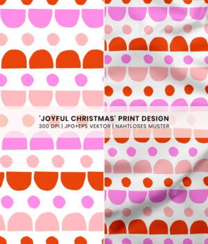 Nahtloses Muster Joyful Christmas