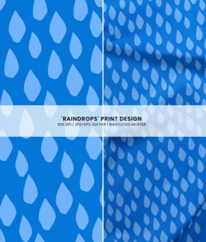 Nahtloses Muster Raindrops