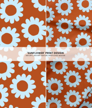 Nahtloses Muster Sunflower