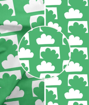 Nahtloses Muster Cloud Cutout – Bild 4