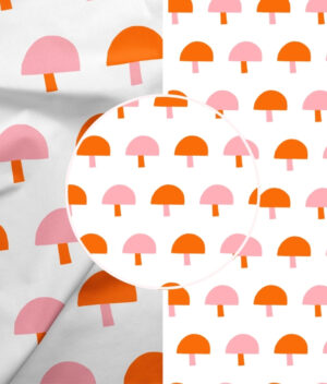 Nahtloses Muster Ping+Red Mushroom – Bild 2