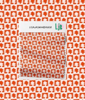 Nahtloses Muster Christmas Tree Checkerboard – Bild 3