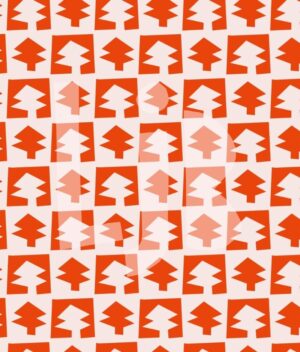 Nahtloses Muster Christmas Tree Checkerboard – Bild 4