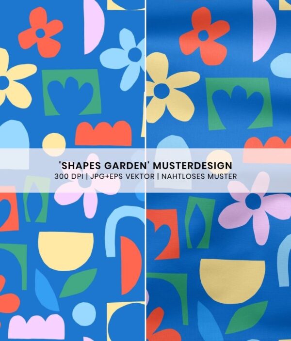 Nahtloses Muster Shapes Garden