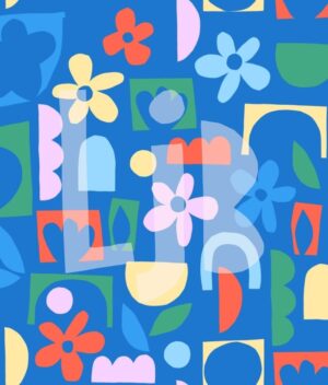 Nahtloses Muster Shapes Garden – Bild 5