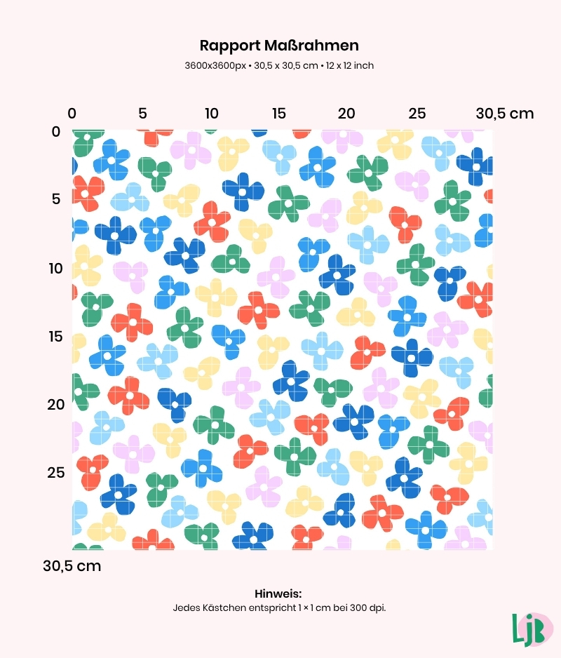 Nahtloses Muster Ditsy Floral – Bild 2