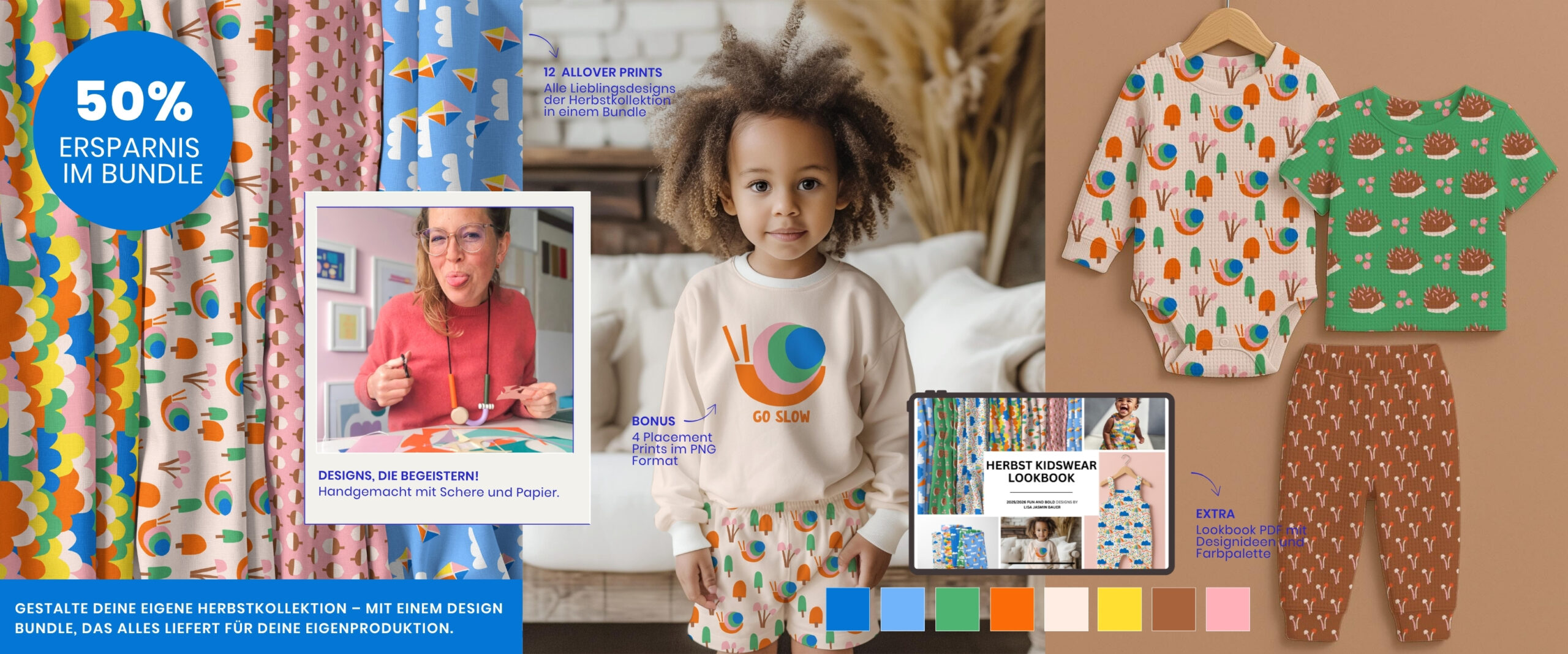 HERBST KIDSWEAR KOLLEKTION 300 DPI • JPG+EPS+PNG • SOFORT NUTZBAR • KOMMERZIELLE LIZENZ