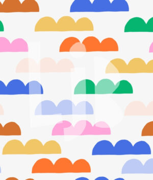 Nahtloses Muster Color Clouds – Bild 2