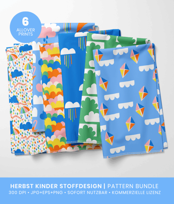 Herbst Stoffdesign Pattern Bundle